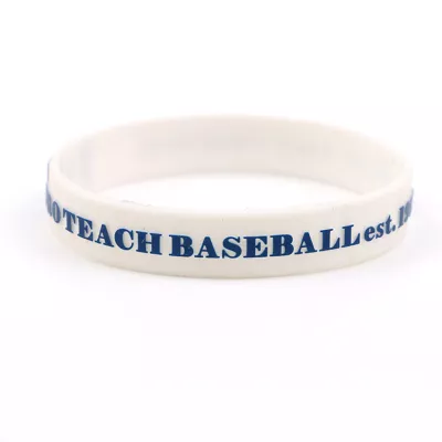 Silicone Wristbands - Embossed with 1 Color