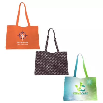 14x12 Full-Color Poly Canvas Tote Bag