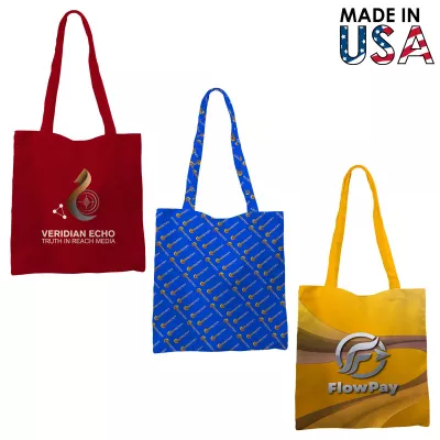 14x16 Full-Color Poly Canvas Tote Bag