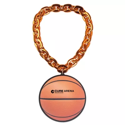 Basketball EVA Medallion with Jumbo Chain