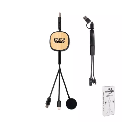 Multi Retractable Charging Cords with Watch Charger