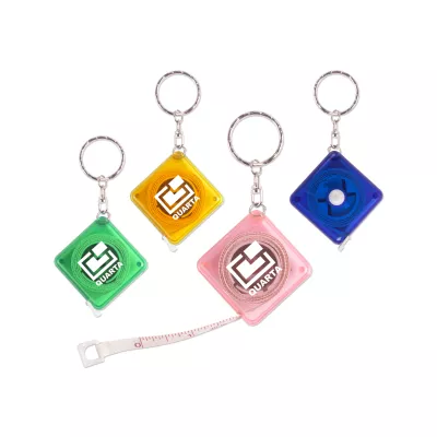 Fiber Tape Measure Keychains