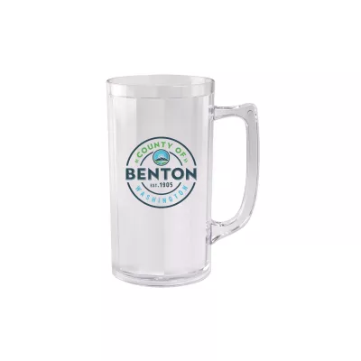 5 Oz. Plastic Fluted Beer Mug Sampler w/Handle