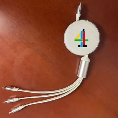 3" 1 Retractable Charging Cable