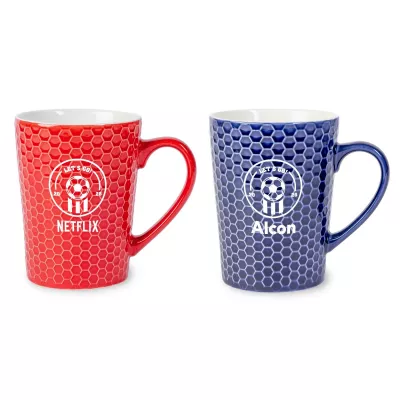 ACE Hexagon Textured Soccer Mug