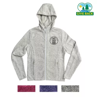 Soccer ACE Ladies' Melange Sweater Fleece