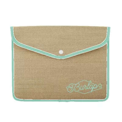 Burlap Snapfolio For 15" Macbook Air®/Macbook Pro®