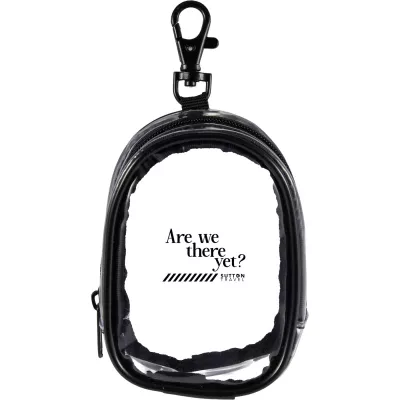 Round Clear Bag Charm
