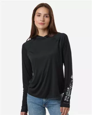 Columbia® Women's PFG Tidal Tee™ Hooded Long Sleeve Shirt