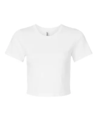American Apparel® Women's Baby Rib Cropped T-Shirt