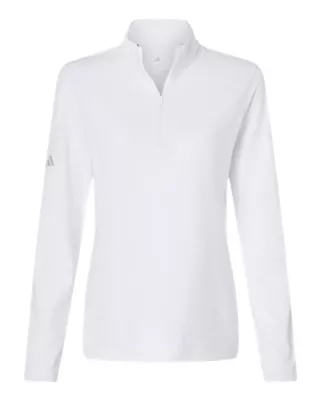Adidas® Women's Textured Stripe Quarter-Zip Pullover Shirt