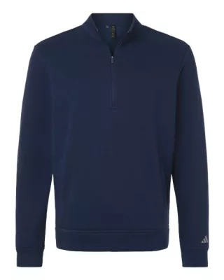 Adidas® Men's Elevated Fleece Quarter-Zip Pullover Sweater