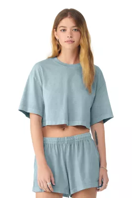 BELLA+CANVAS® Women's Heavyweight Garment-Dyed Cropped Tee