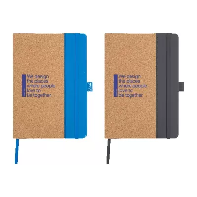 Hickory FSC® Certified Cork & Recycled PU Notebook