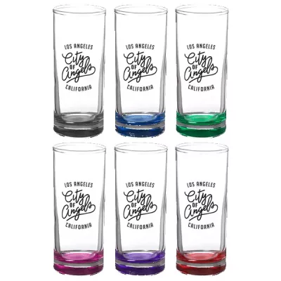 Agave 2.5 oz Lexington Shooter Glass with Color Bottom