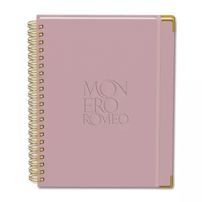 Luna A4 Hard Cover Spiral Journal