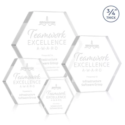 Gilford Hexagon Award - Clear