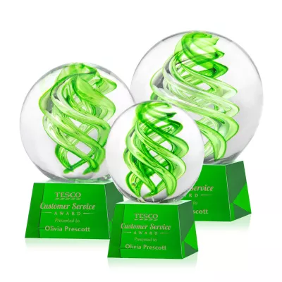 Vortex Award on Robson Base - Green