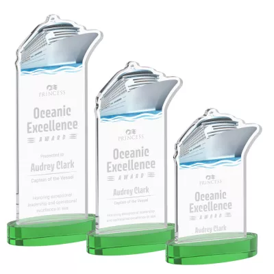 Voyager Award on Alberton Base - Green