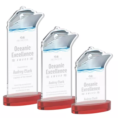 Voyager Award on Alberton Base - Red
