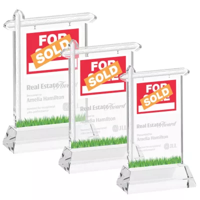 Real Estate Award on Hartford Base - Clear