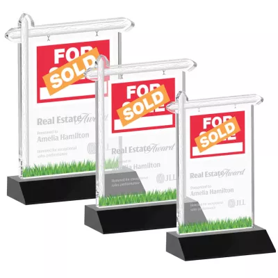 Real Estate Award - Black