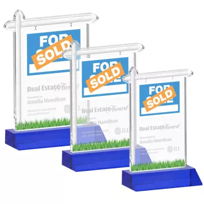 Real Estate Award - Blue