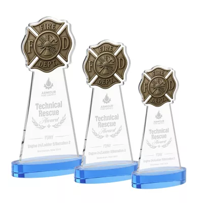 Fire Dept Award on Alberton Base - Sky Blue