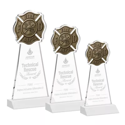 Fire Dept Award - White