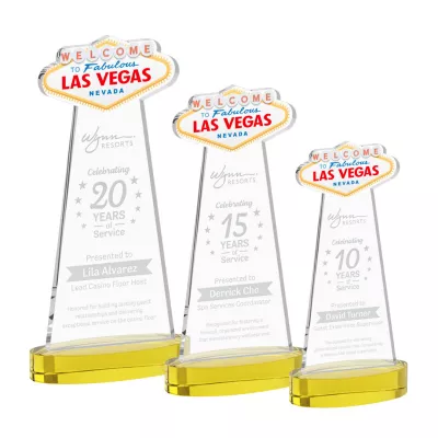 Las Vegas Award on Alberton Base - Gold