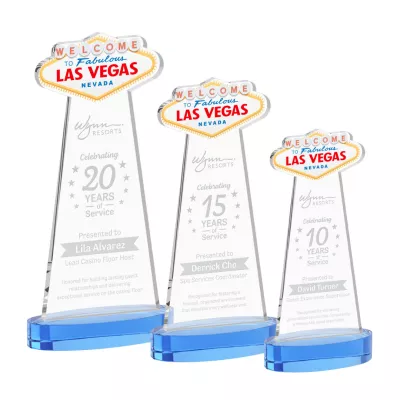 Las Vegas Award on Alberton Base - Sky Blue
