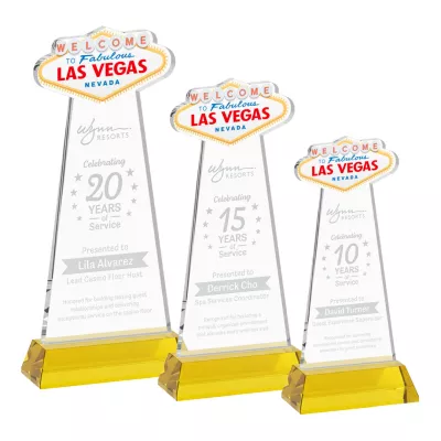 Las Vegas Award on Hartford Base - Gold