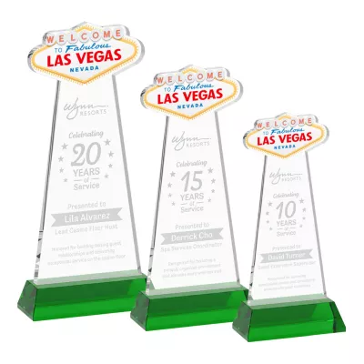 Las Vegas Award on Hartford Base - Green