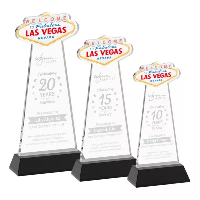 Las Vegas Award on Hartford Base - Black
