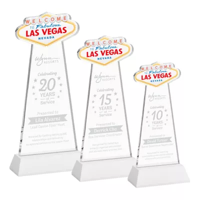 Las Vegas Award on Hartford Base - White