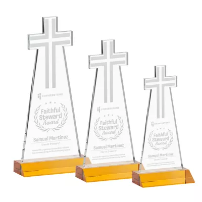 Cross Award - Amber
