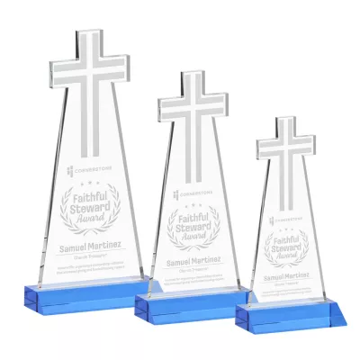 Cross Award - Sky Blue