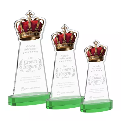 Crown Award on Alberton Base - Green
