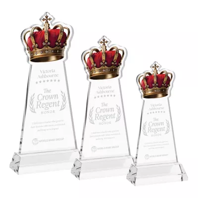 Crown Award on Hartford Base - Clear
