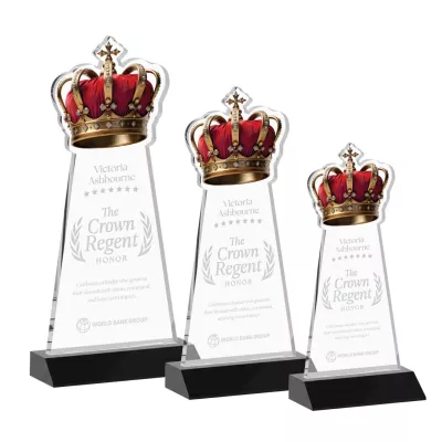 Crown Award - Black
