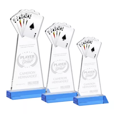 Poker Award - Sky Blue