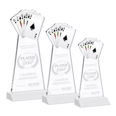 Poker Award - White