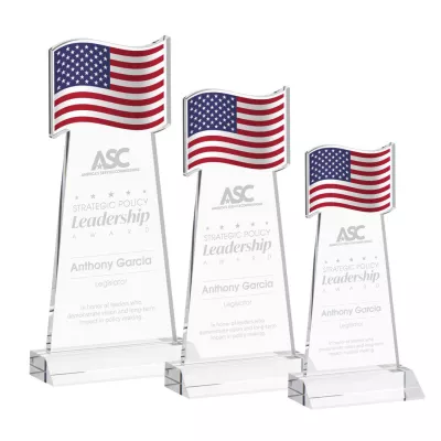 Flag Award - Clear