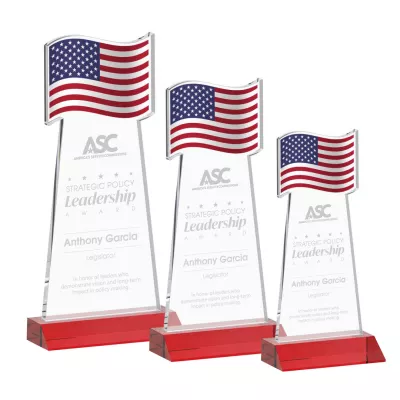 Flag Award - Red