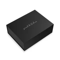 Large Matte Black Magnetic Gift Box
