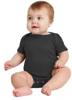 Rabbit Skins™ Infant Short Sleeve Baby Rib Bodysuit