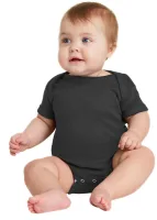 Rabbit Skins™ Infant Short Sleeve Baby Rib Bodysuit