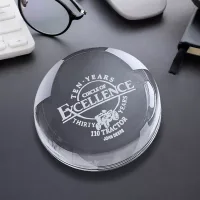 Dome Paperweight 3-1/2" Dia.