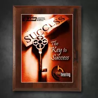 Econo Cherry Plaque 8" x 10" with Sublimated Plate