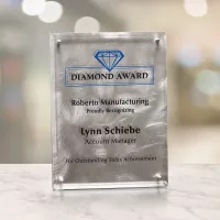 Silver Alloy Plaque 7" x 9"